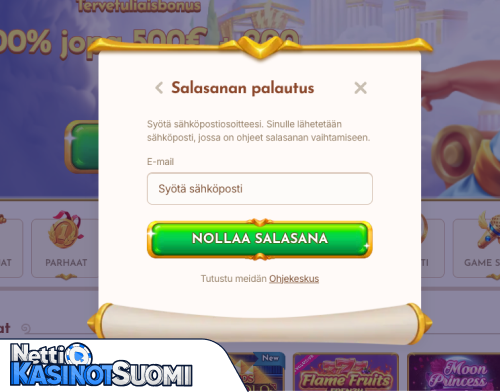 BetHall Kasino Kirjautumisongelma
