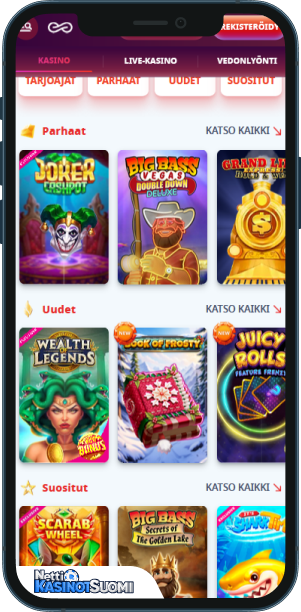 Infinity Kasino Mobiilikasino