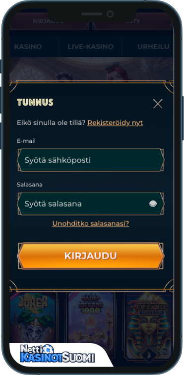 MonsterWin Kasino Kirjaudu sisään