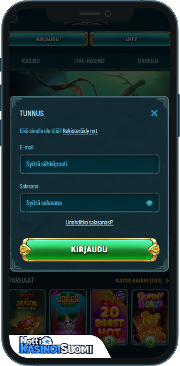 LaraBet Kasino Kirjaudu sisään