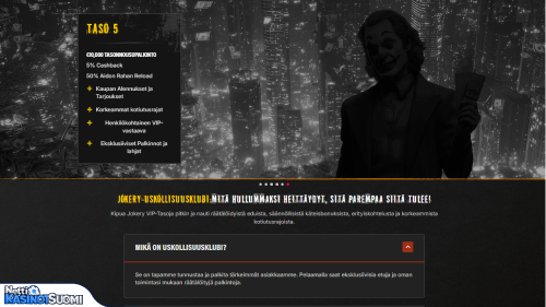 Jokery Kasino Vip-ohjelma
