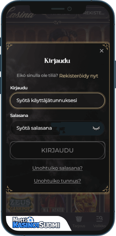 Casina Kasino Kirjaudu sisään