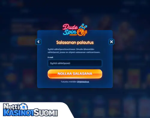 Dudespin Kasino Kirjautumisongelma
