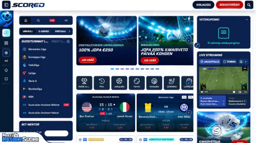 Scored Kasino Urheiluvedonlyönti
