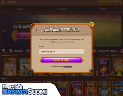 Alawin Kasino Kirjautumisongelma