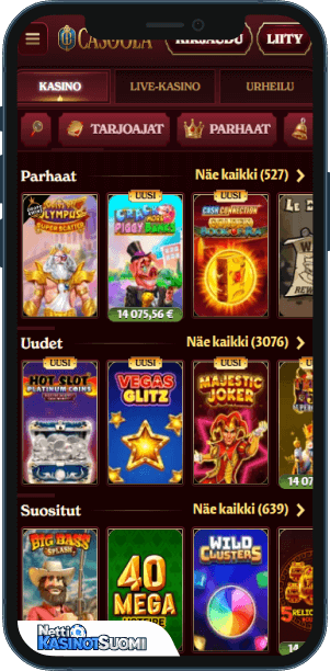Casoola Kasino Mobiilikasino