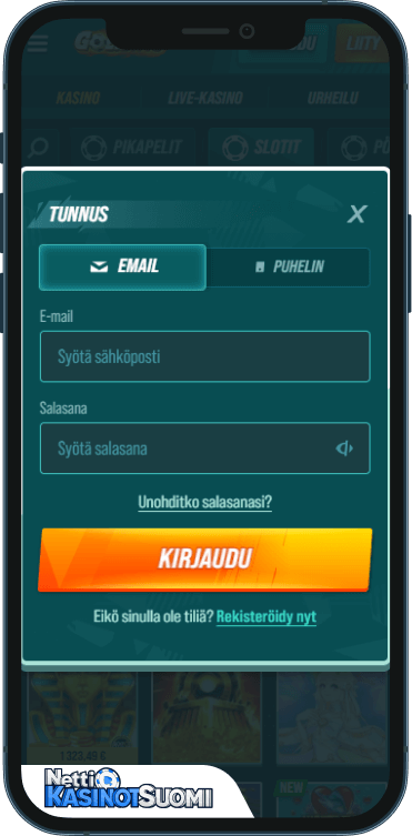 Golisimo Kasino Kirjaudu sisään