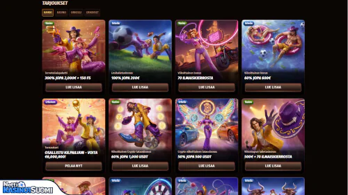 westace kasino bonukset