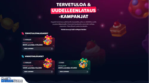 gambiva kasino bonukset