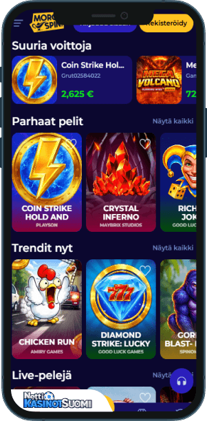 morospin kasino mobiilikasino